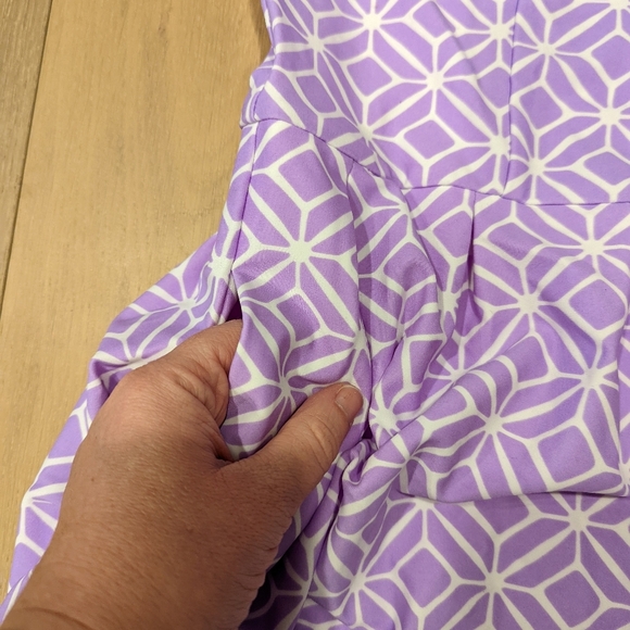 Woman's Purple Jude Connally Dress - Picture 2 of 6